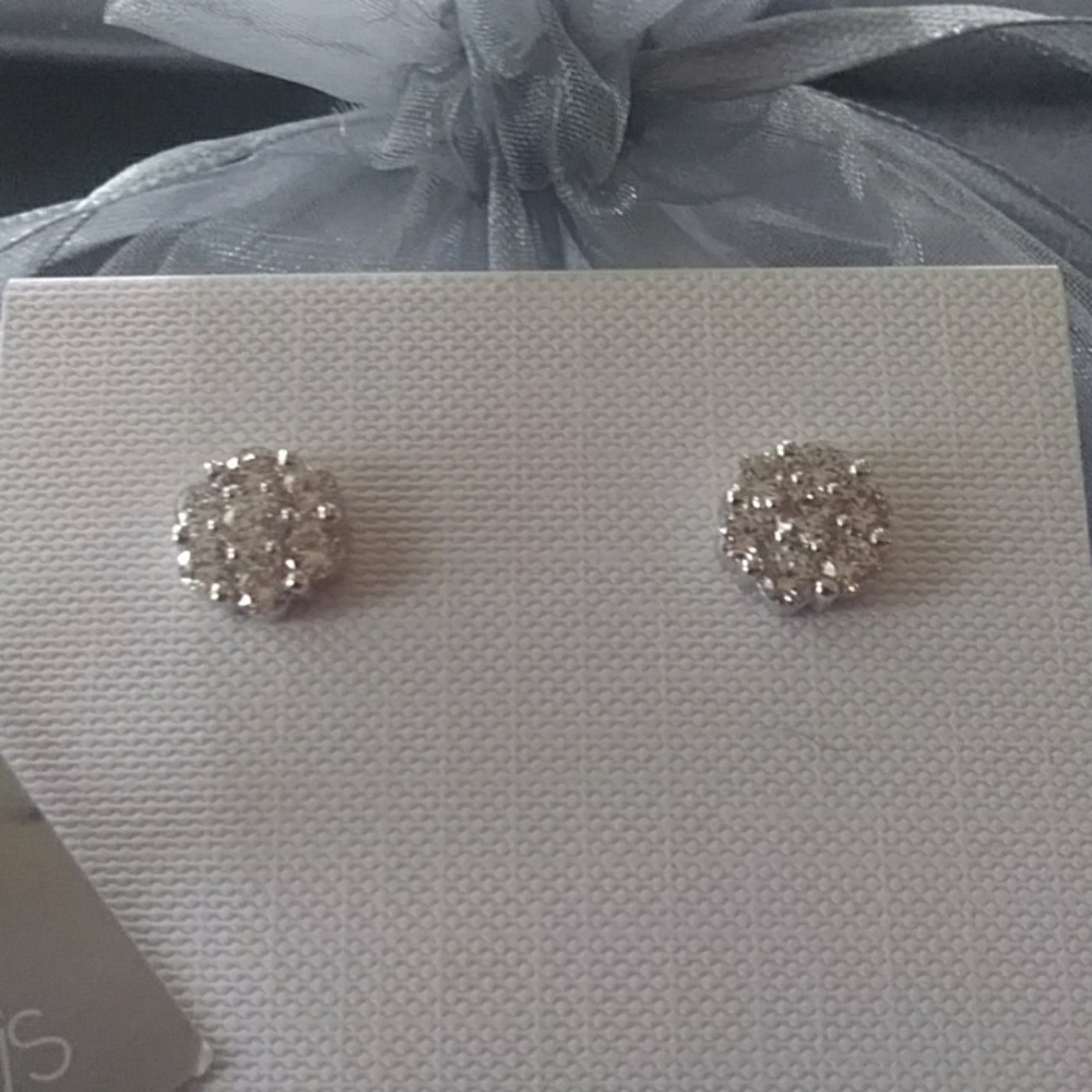 **GREAT GIFT** STERLING SILVER W/CZ DIAMONDS - Picture 3 of 5
